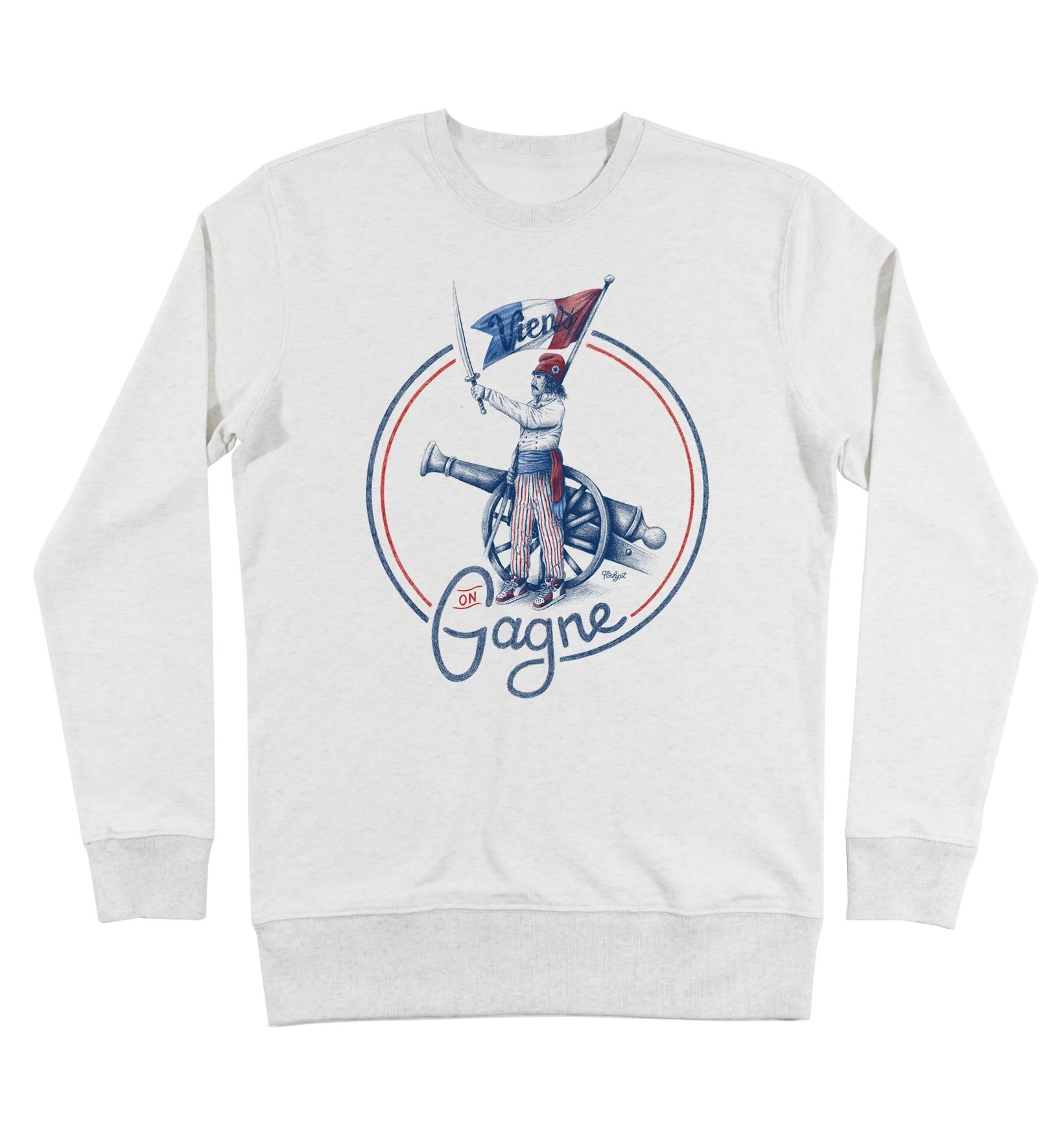 Sweat Viens On Gagne Grafitee