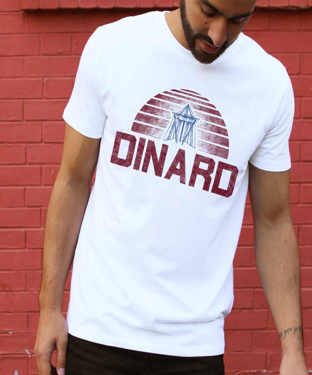 T-shirt pour Homme Dinard de couleur Blanc