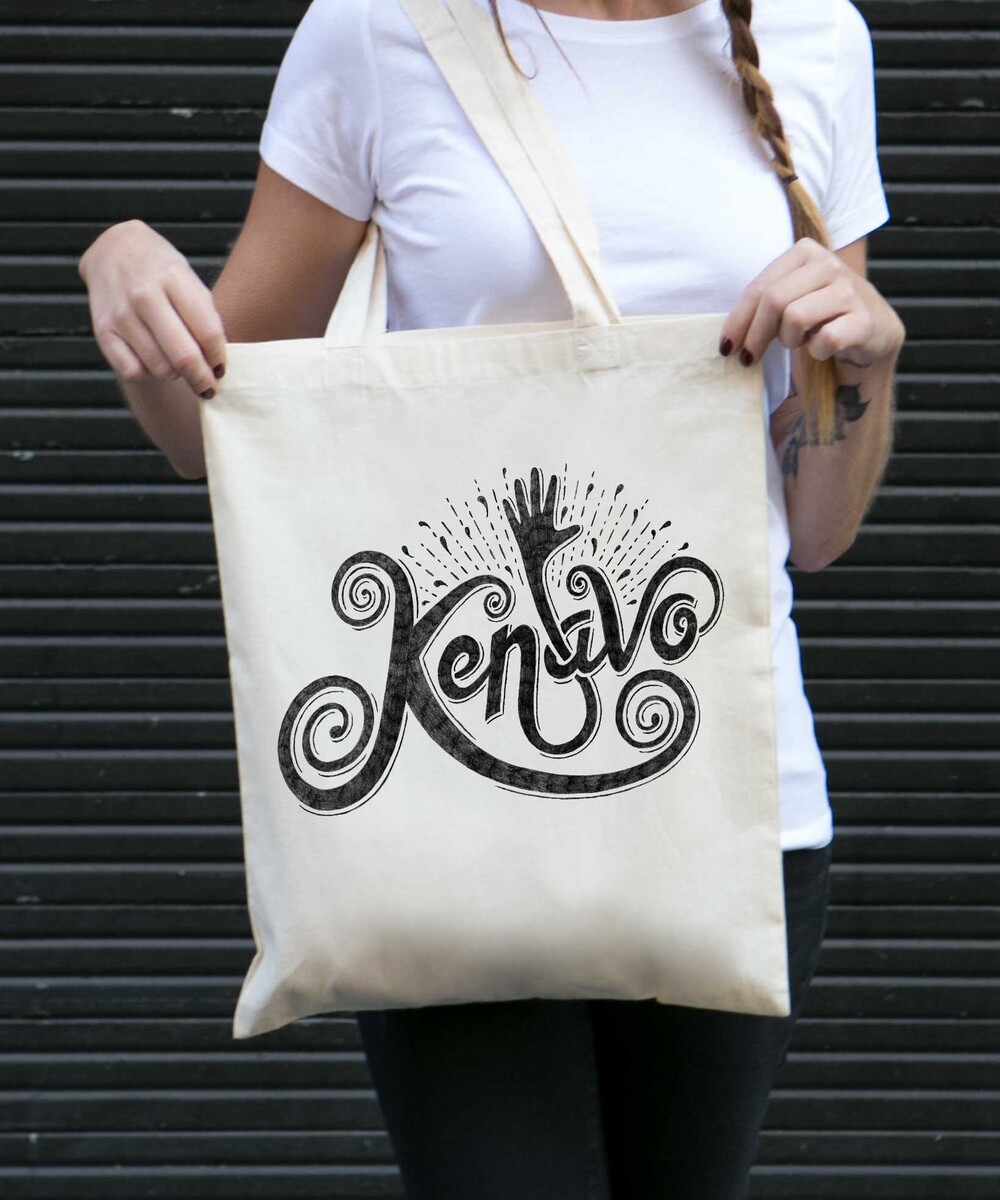Tote Bag Kenavo de couleur Crème