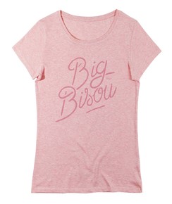 T-shirt Femme avec un Big Bisou (coupe femme) Grafitee