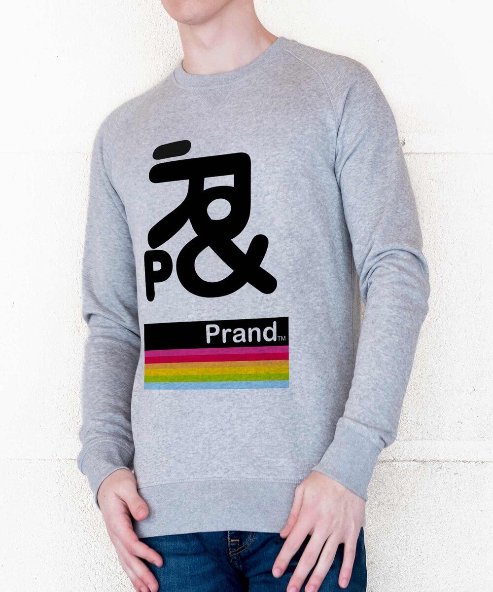 Sweat pour Homme Prand BDK de couleur Gris chiné