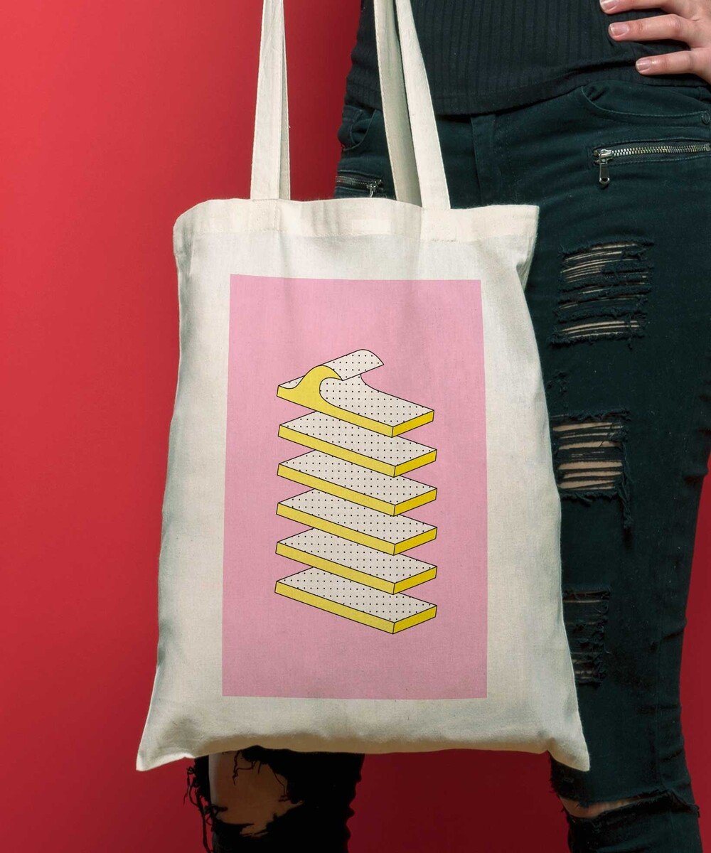 Tote Bag pour Femme Swell de couleur Écru