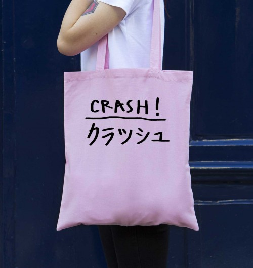 Tote Bag pour Femme Crash de couleur Rose