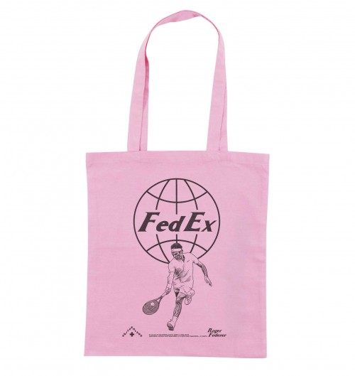 Tote Bag Femme avec un Roger Federer Grafitee