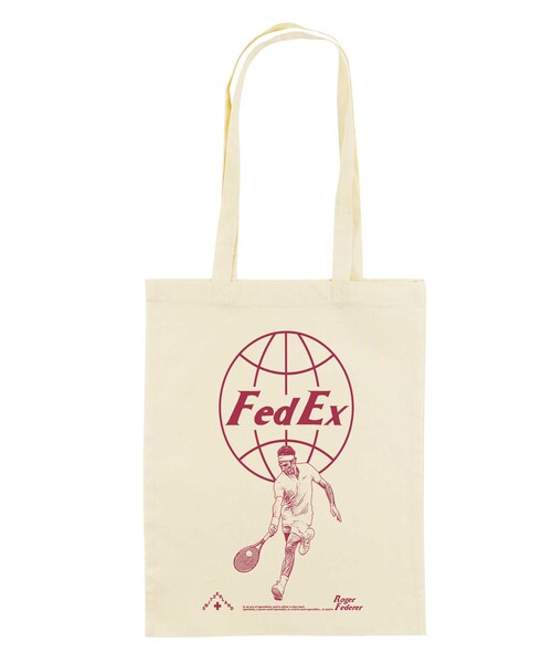 Tote Bag Femme avec un Roger Federer Grafitee