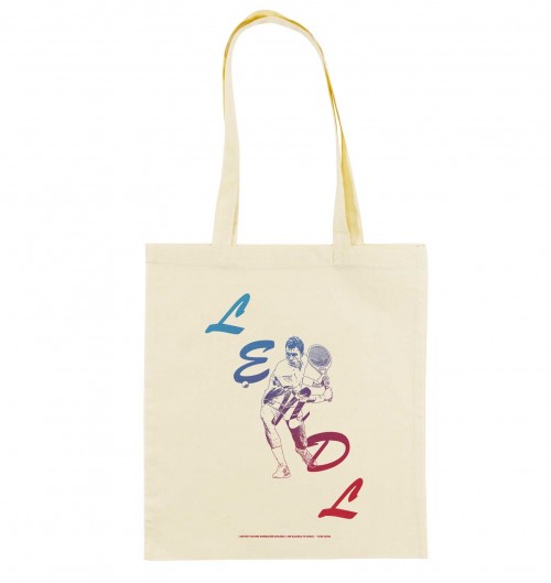 Tote Bag pour Femme Ivan Lendl de couleur Écru