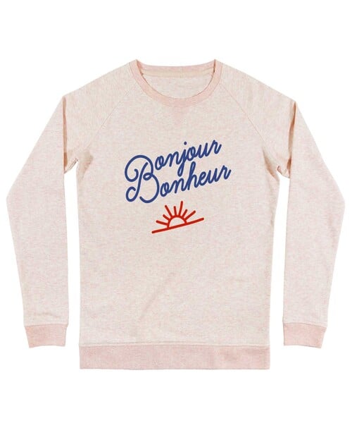 Sweat Bonjour Bonheur Grafitee