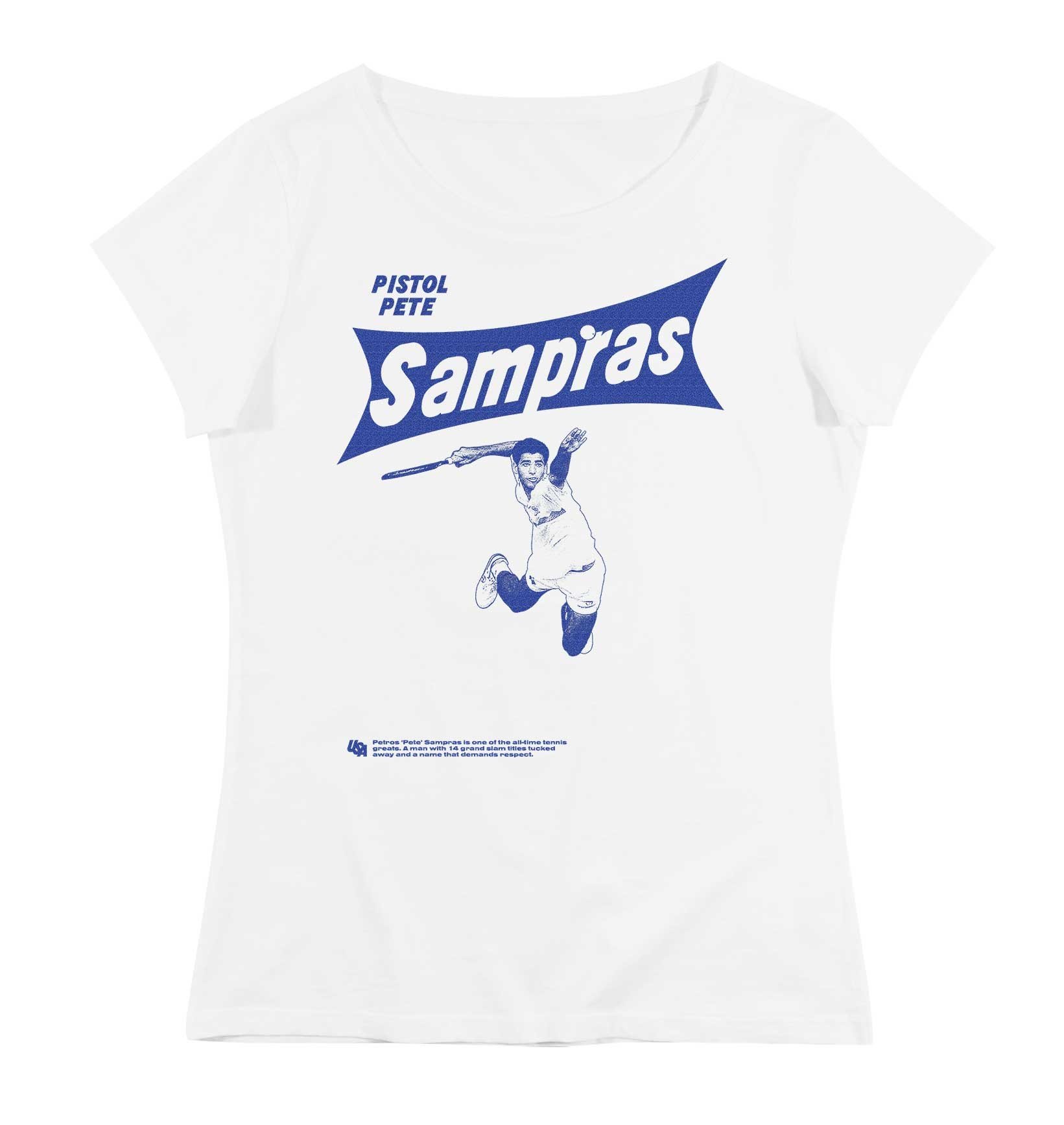 T-shirt Femme avec un Femme Pete Sampras Grafitee