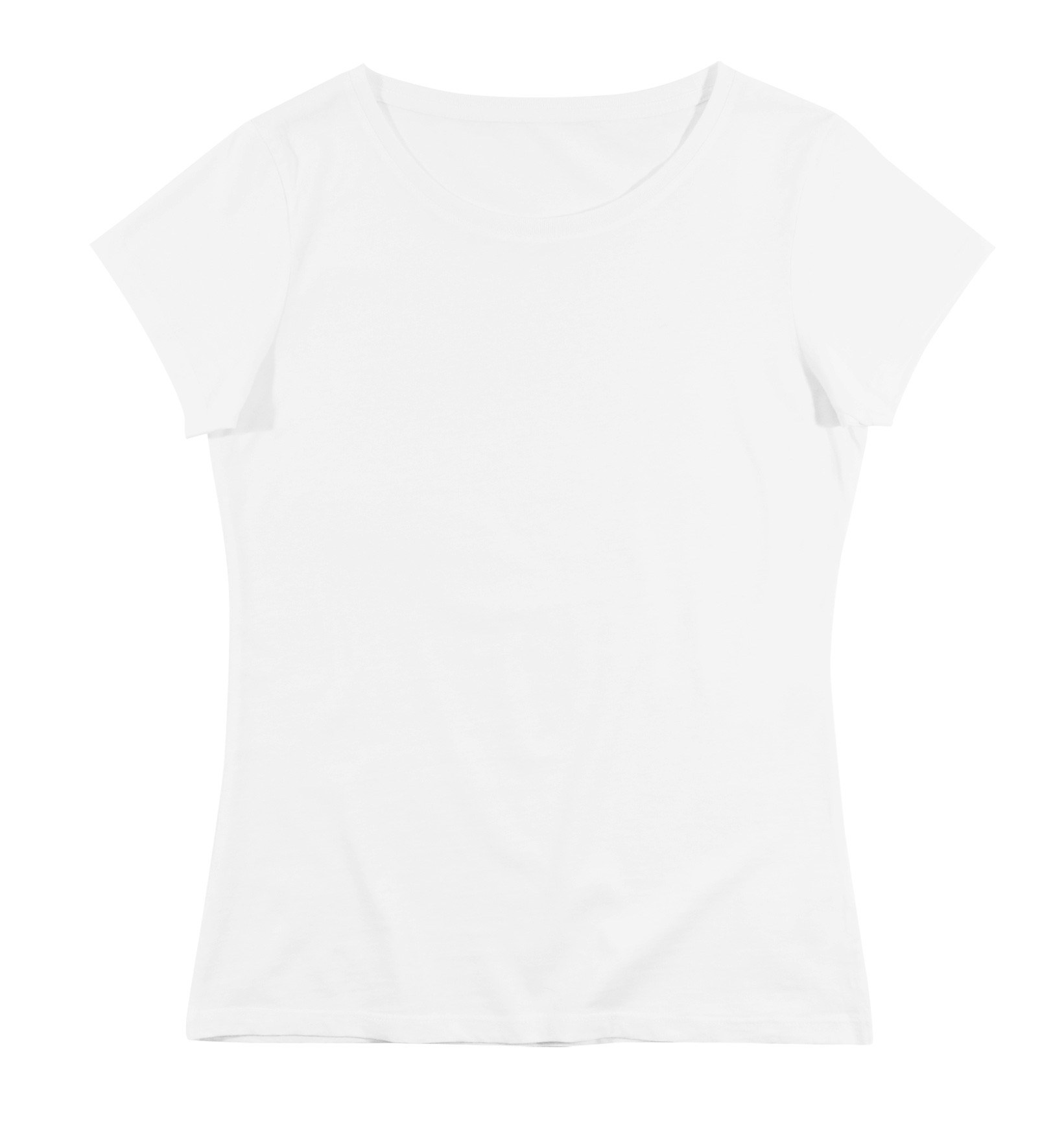 T-shirt Femme avec un Uni Femme Blanc Grafitee