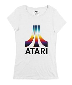 T-shirt Femme avec un Femme Atari Vintage Grafitee