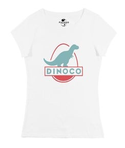 T-shirt pour Femme Femme Dinoco Cars de couleur Blanc