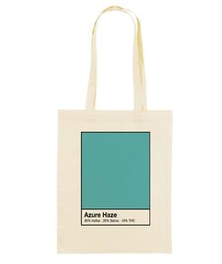 Tote Bag pour Femme Azure Haze de couleur Écru