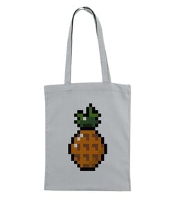 Tote Bag Femme avec un Pixel Ananas Grafitee