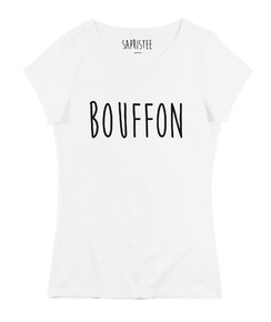 T-shirt pour Femme Femme Bouffon de couleur Blanc