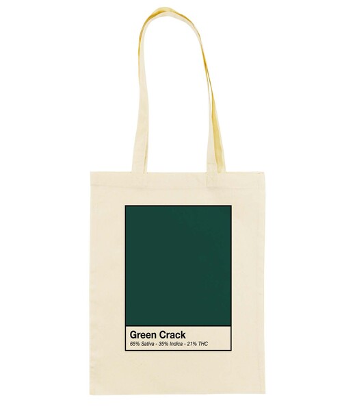 Tote Bag Green Crack Grafitee