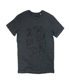 T-shirt pour Homme Tag de couleur Noir chiné