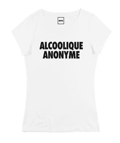 T-shirt Femme avec un Femme Alcoolique Anonyme Grafitee