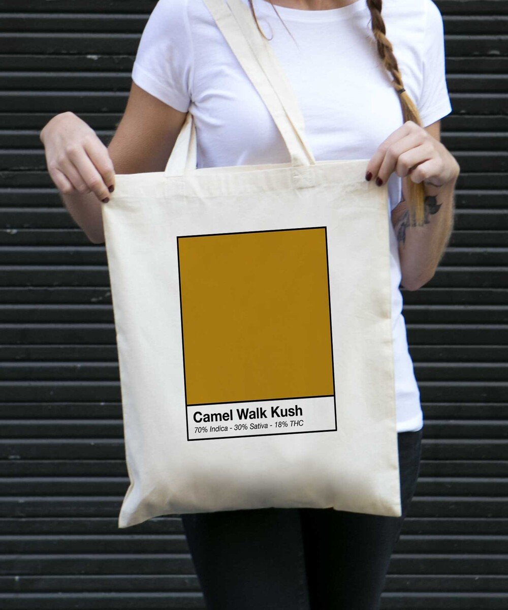 Tote Bag Camel Walk Kush de couleur Crème