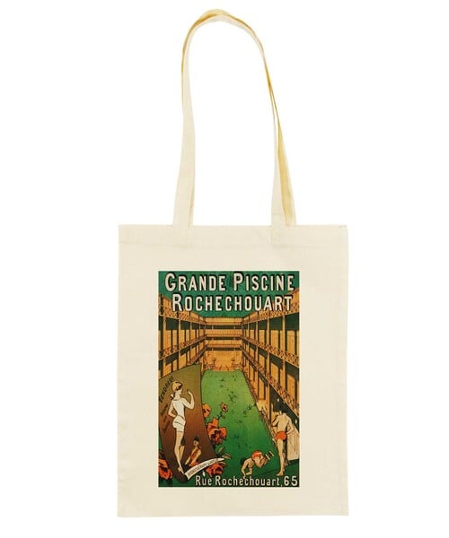 Tote Bag Grande Piscine Rochechouart Grafitee