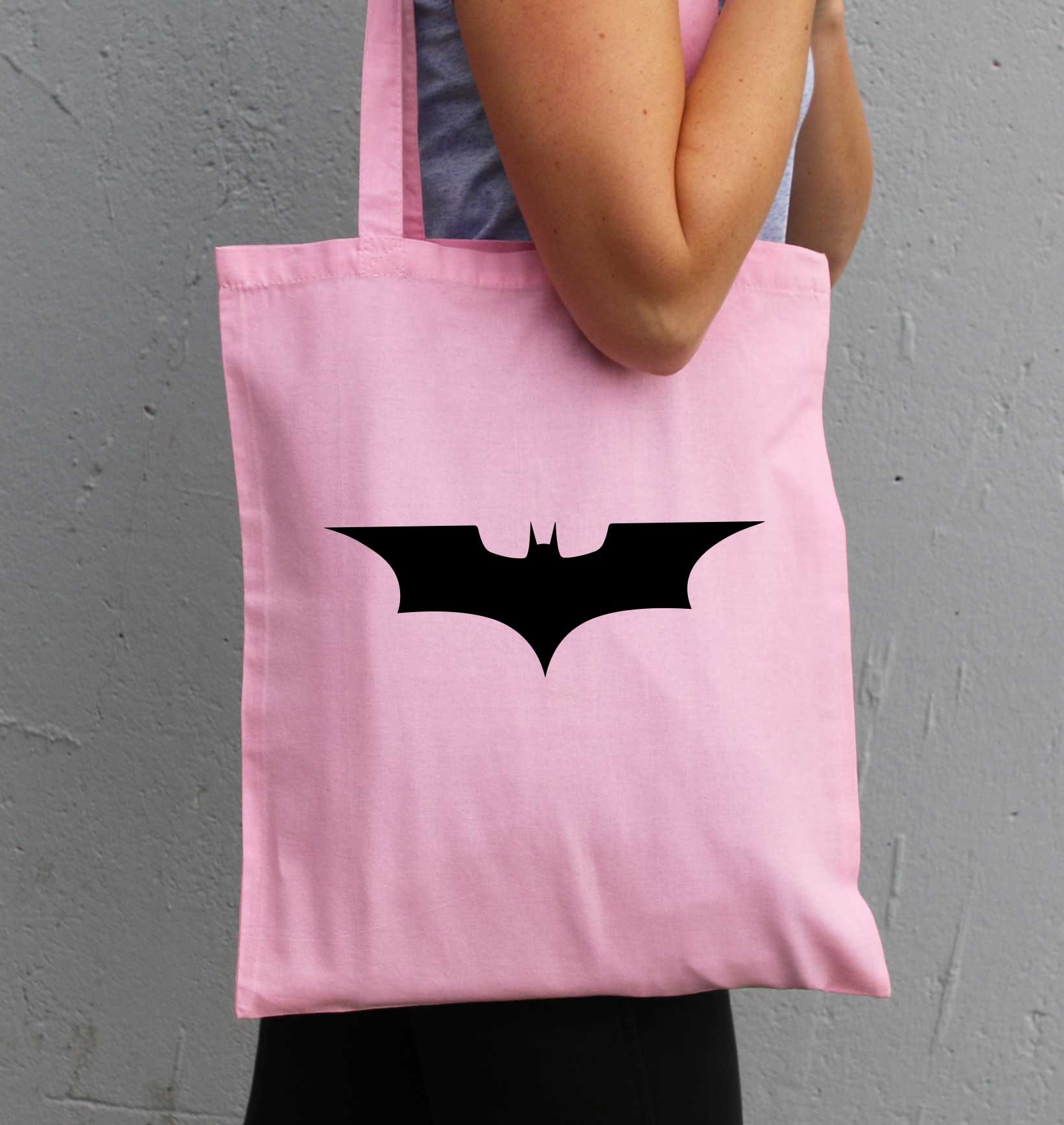 Tote Bag Logo Batman de couleur Marron
