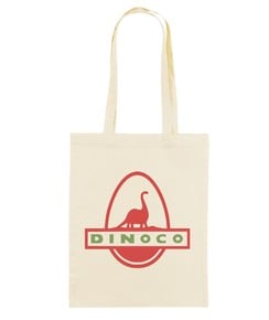 Tote Bag Dinoco Toy Story de couleur Écru