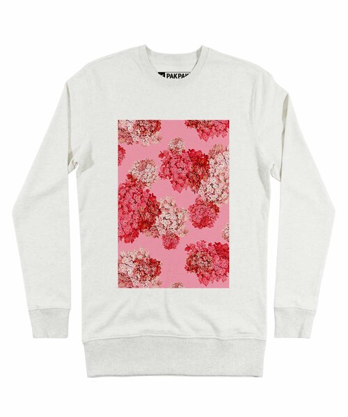 Sweat Fleurs Roses Grafitee