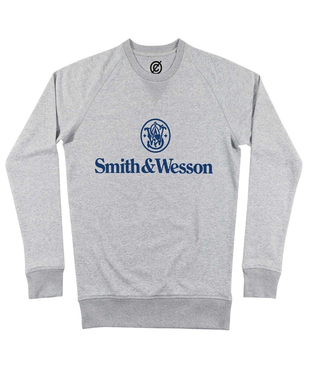 Sweat pour Homme Smith & Wesson de couleur Gris chiné