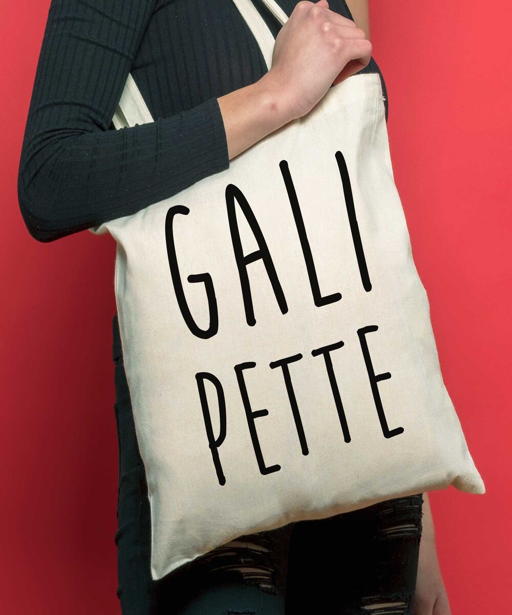 Tote Bag Galipette de couleur Crème