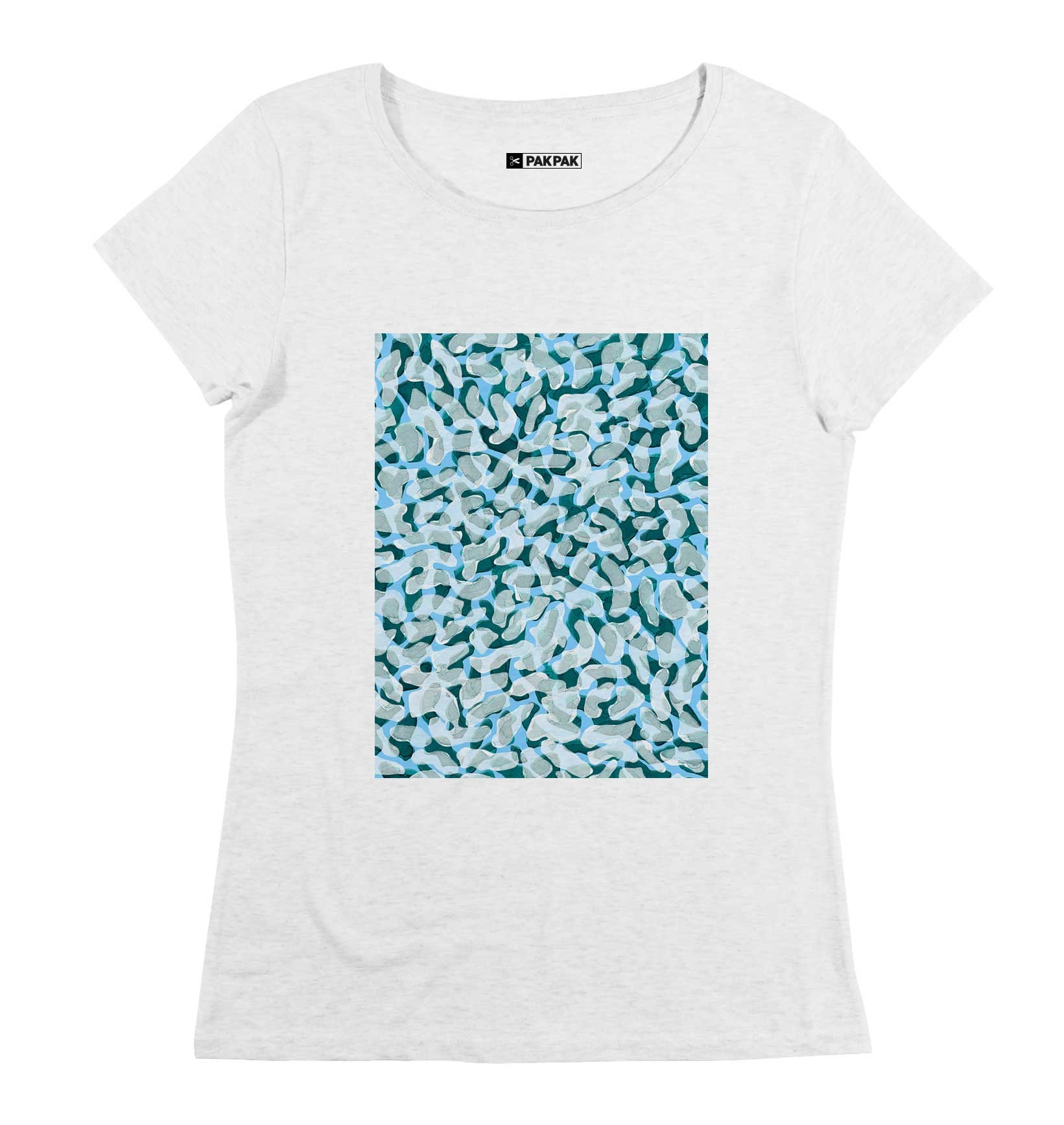 T-shirt Femme avec un Femme Bactéries Grafitee
