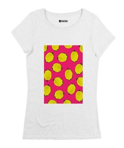 T-shirt 100% coton bio Femme Citrons