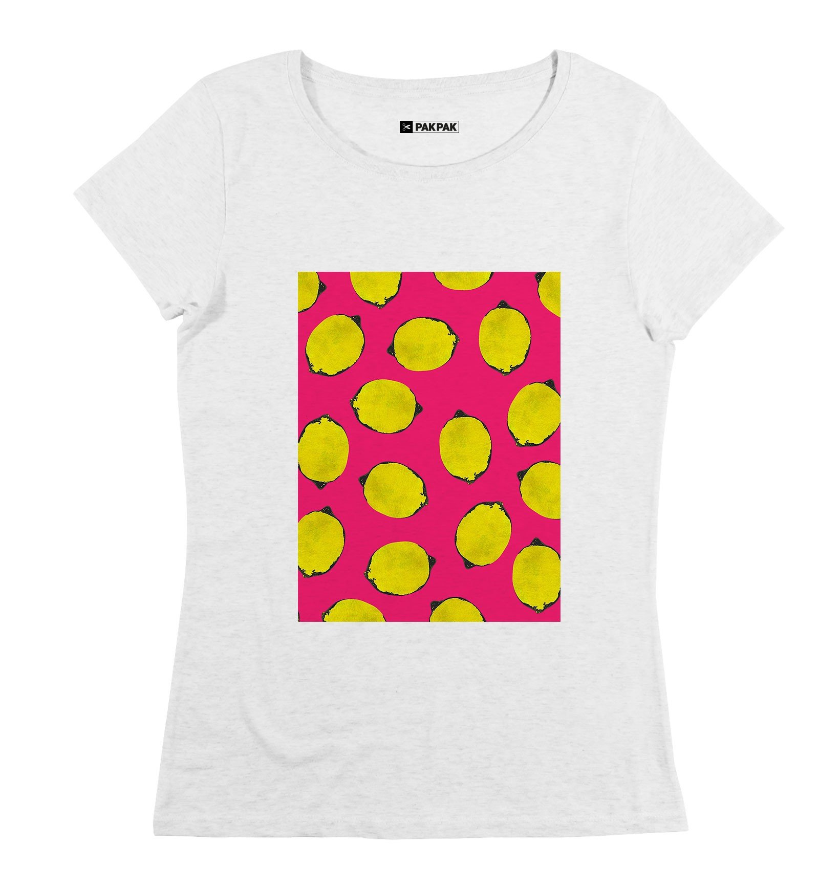 T-shirt Femme avec un Femme Citrons Grafitee