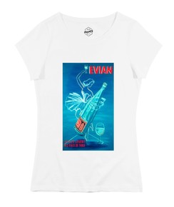 T-shirt 100% coton bio Femme Evian
