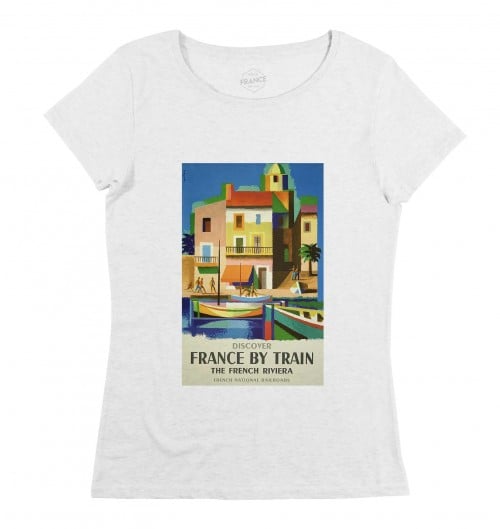 T-shirt Femme avec un Femme France By Train Grafitee