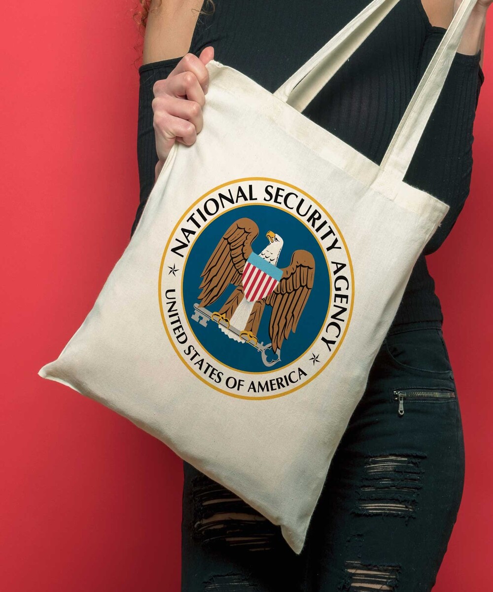 Tote Bag NSA de couleur Crème