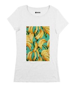 T-shirt Femme avec un Femme Motif Bananes Grafitee