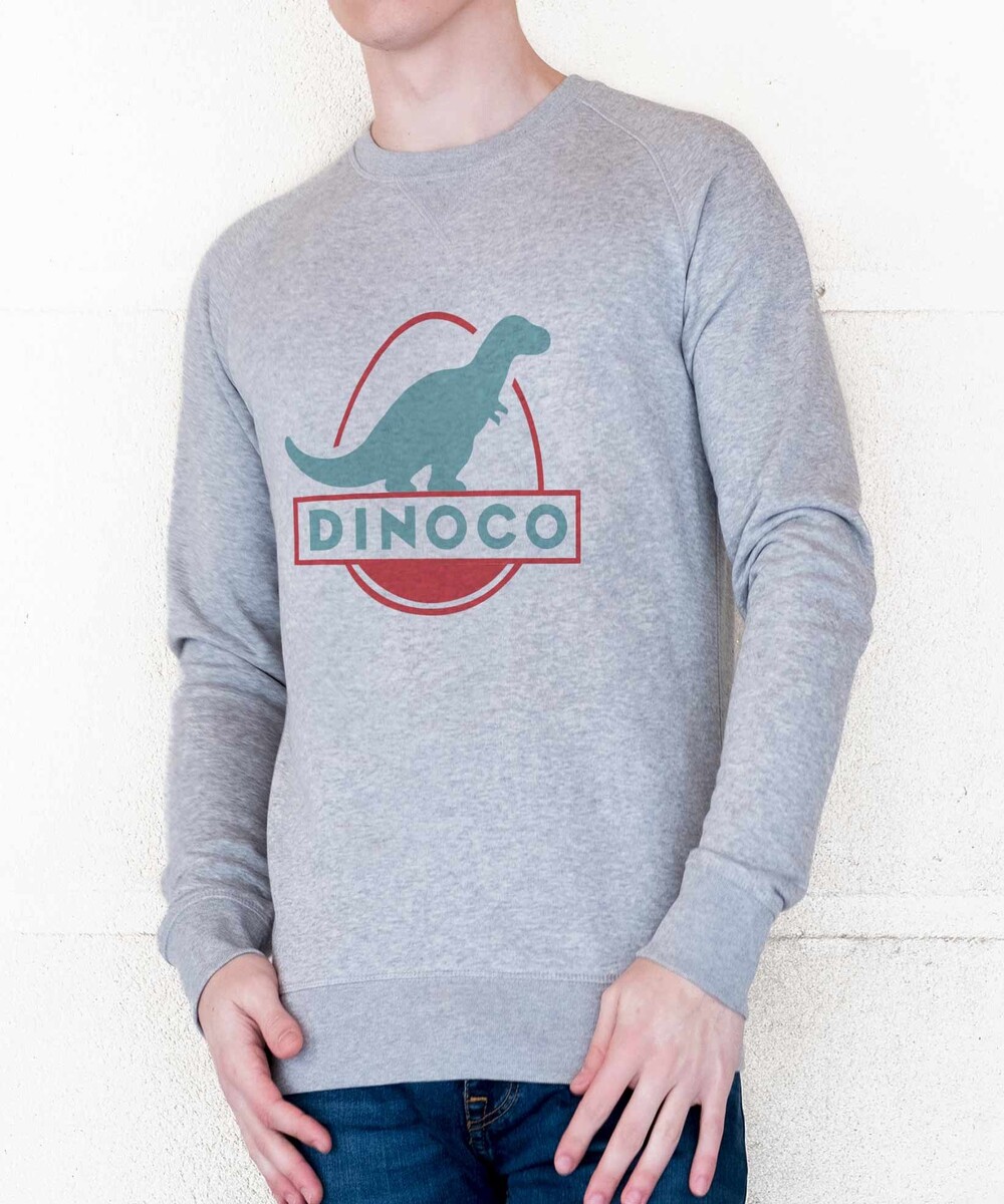 Sweat pour Homme Dinoco Cars de couleur Gris chiné