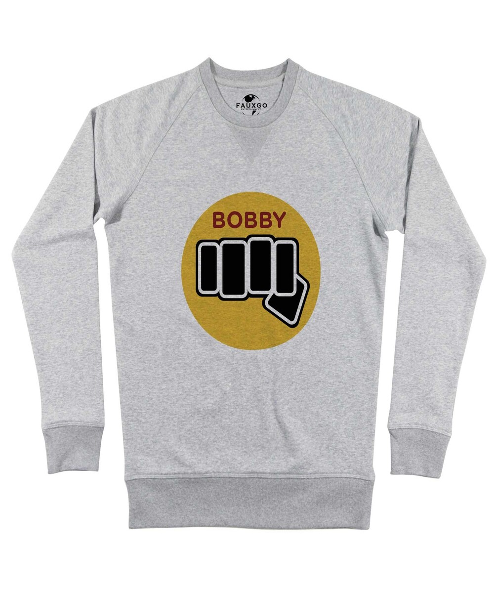 Sweat pour Homme Karaté Kid de couleur Gris chiné