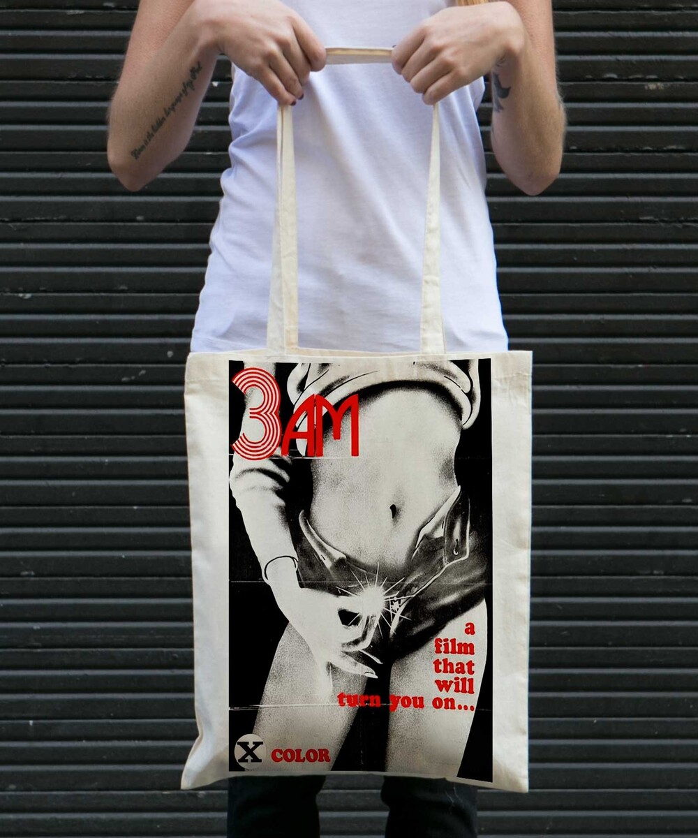 Tote Bag 3AM de couleur Crème