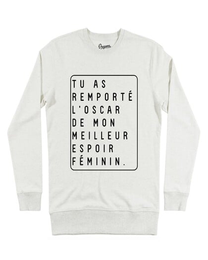 Sweat Oscar Meilleur Espoir Féminin Grafitee