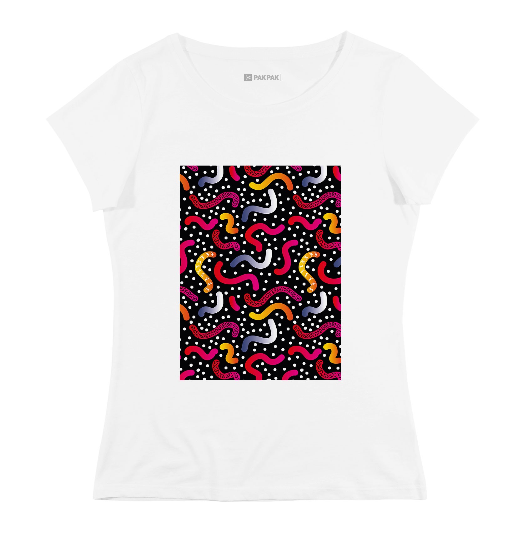 T-shirt Femme avec un Femme Motifs Serpentin Grafitee