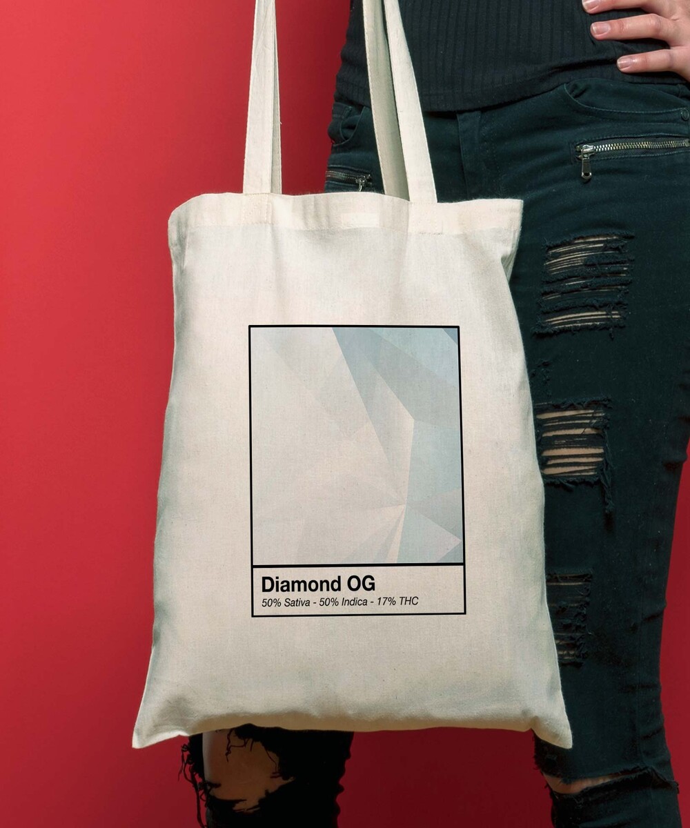 Tote Bag Diamond OG de couleur Crème
