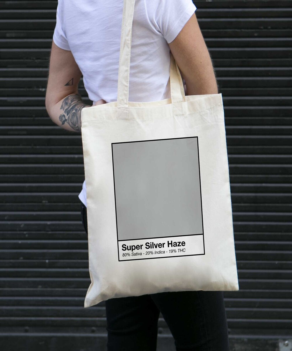 Tote Bag Super Silver Haze de couleur Crème