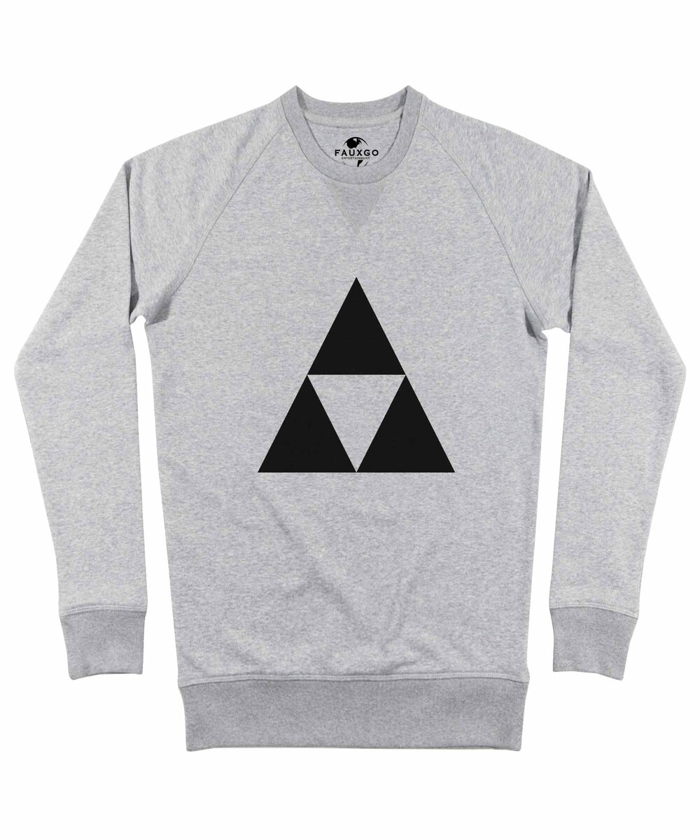 Sweat pour Homme Zelda de couleur Gris chiné