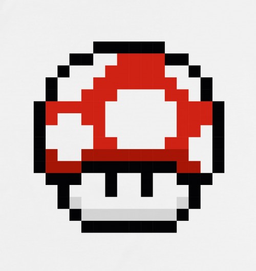 Dessin Pixel Art Champignon Mario