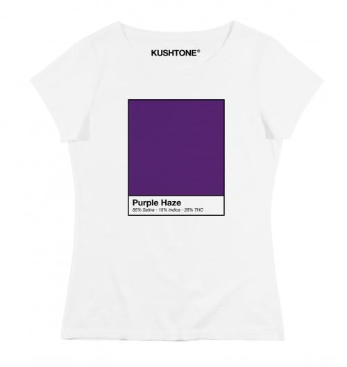 T-shirt Femme avec un Femme Purple Haze Grafitee