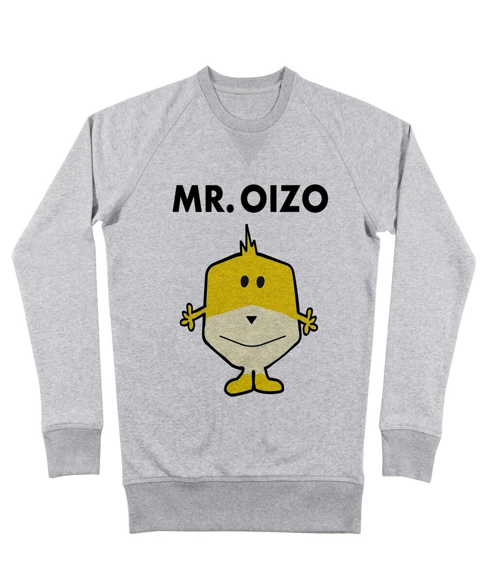 Sweat pour Homme Mr. Oizo de couleur Gris chiné