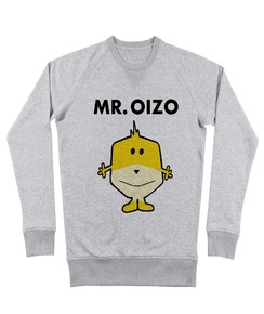 Sweat pour Homme Mr. Oizo de couleur Gris chiné