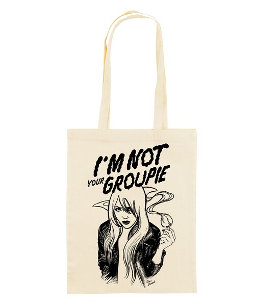 Tote Bag Not Your Groupie Grafitee
