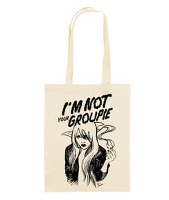 Tote Bag Not Your Groupie Grafitee