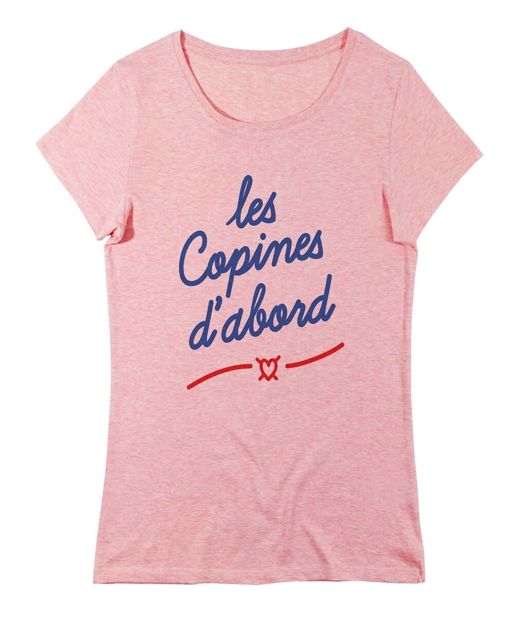 T-shirt Femme avec un Les Copines D'Abord Grafitee